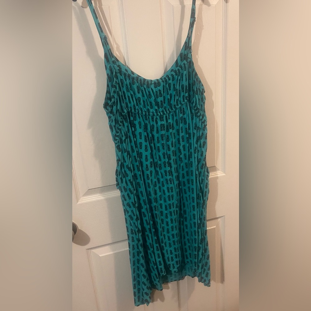 Torrid turquoise blue pineapple sundress size 3x new without tags